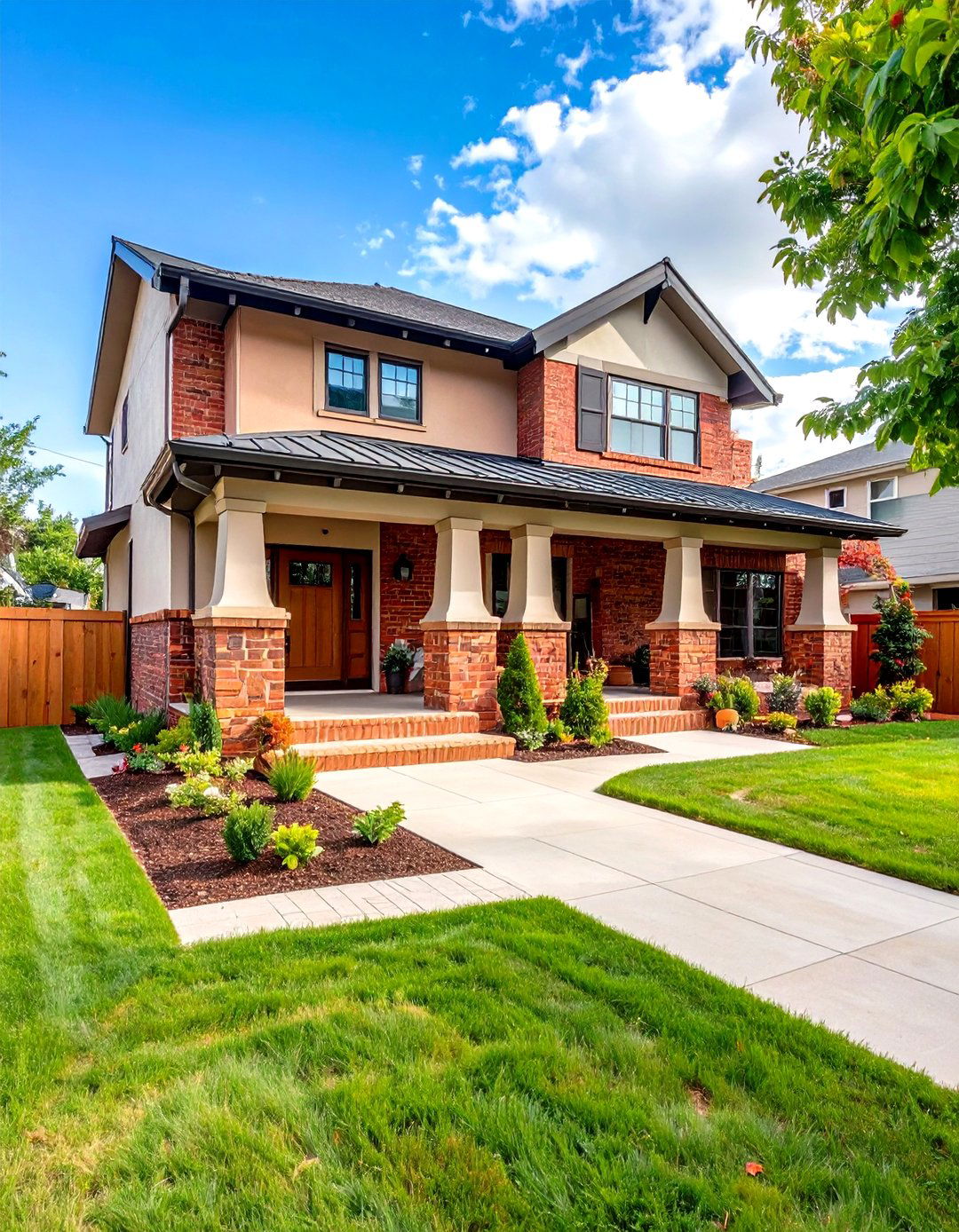 Clinker Brick Foundation Design - 24 Craftsman Style House Exterior Ideas