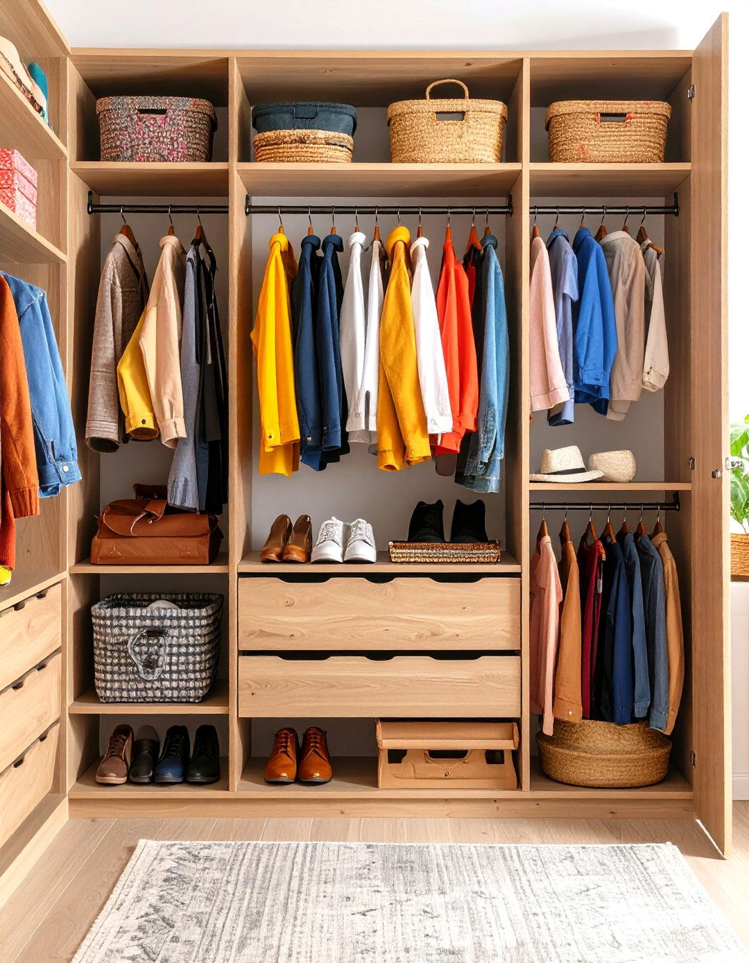 Closet Door Interior Organization - 24 small bedroom storage ideas