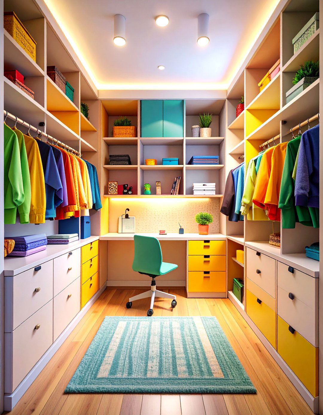 Closet Homeschool Hideaway - 24 Homeschool Room Ideas