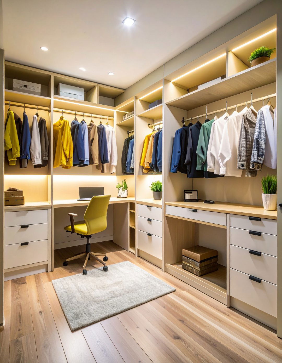 Closet Office Conversion - 24 Budget Home Office Ideas