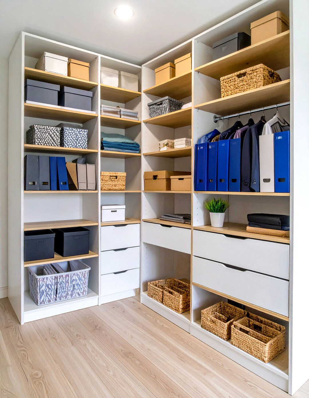 Closet Office Organization Systems - 24 Office Storage Ideas