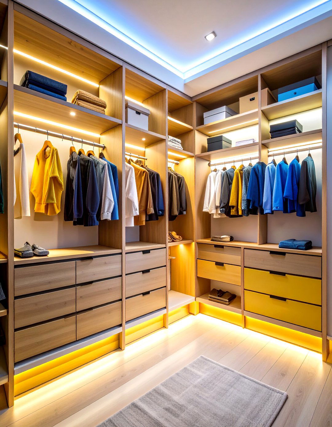 Closet Wireless Charging Ledge - 24 charging station ideas