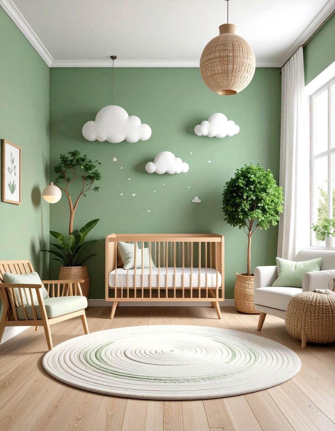 Cloud Forest Nature Nursery - 24 Cloud Themed Nursery Ideas