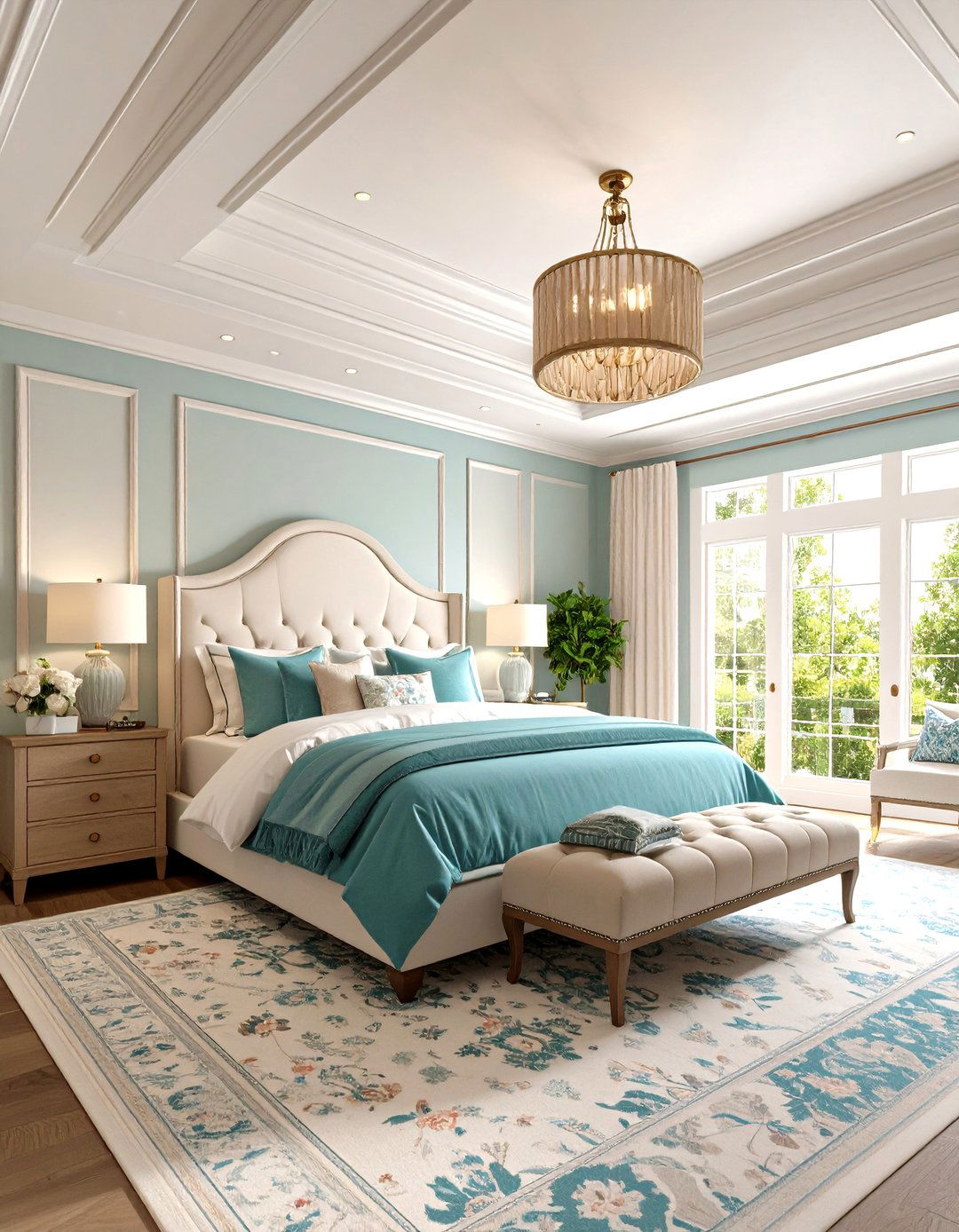 Cloud White Ceiling Drama - 24 Calming Paint Colors