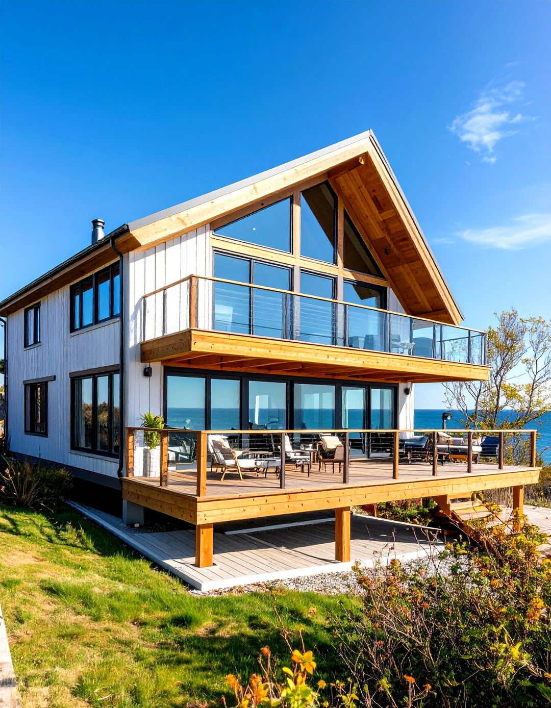 Coastal A Frame House With Hurricane Balcony - 24 a Frame House With Balcony