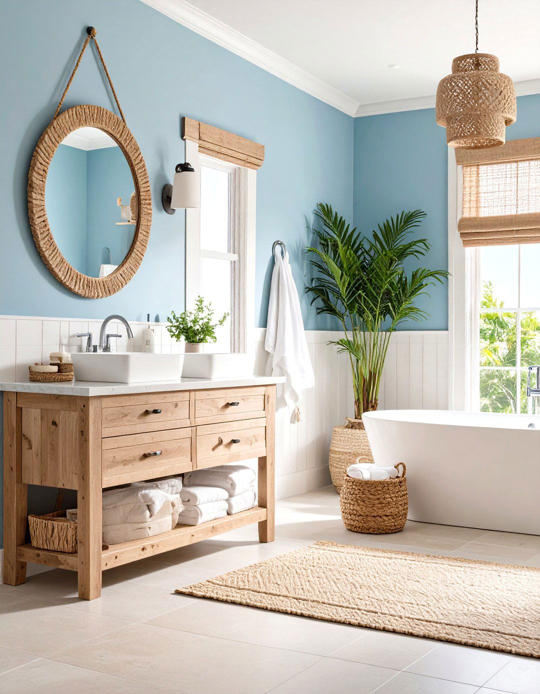 Coastal Bathroom Serenity