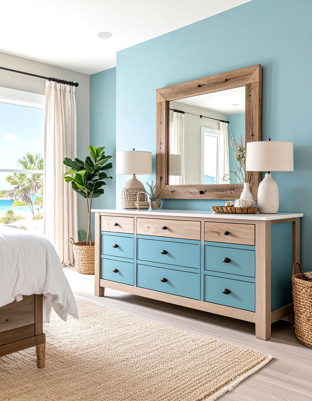 Coastal Beach Vanity Theme - 24 Vanity Room Ideas