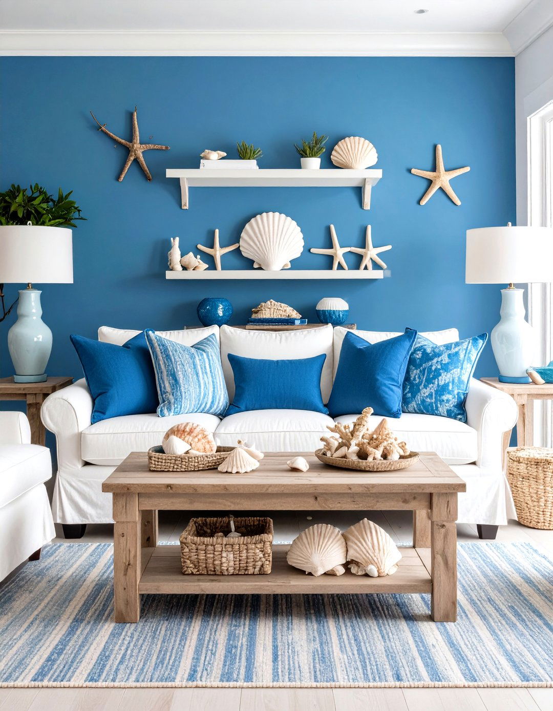 Coastal Beachcomber Collection - 24 Sofa Table Decor Ideas
