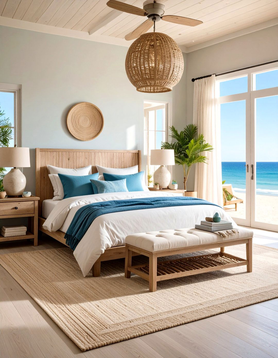 Coastal Beige Bedroom Retreat - 24 Beige Bedroom Ideas