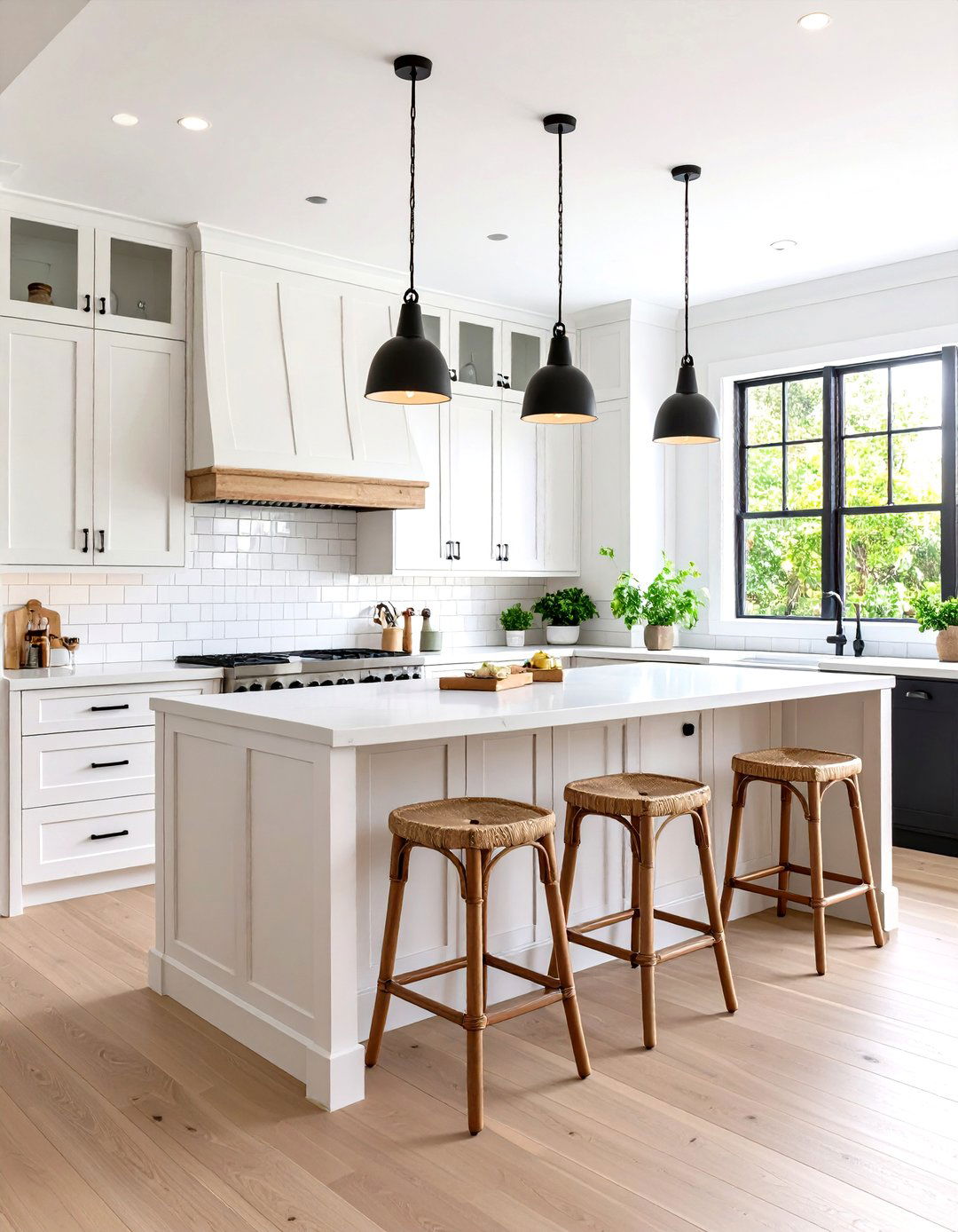 Coastal Black and White Kitchen - 24 Black and White Kitchen Ideas