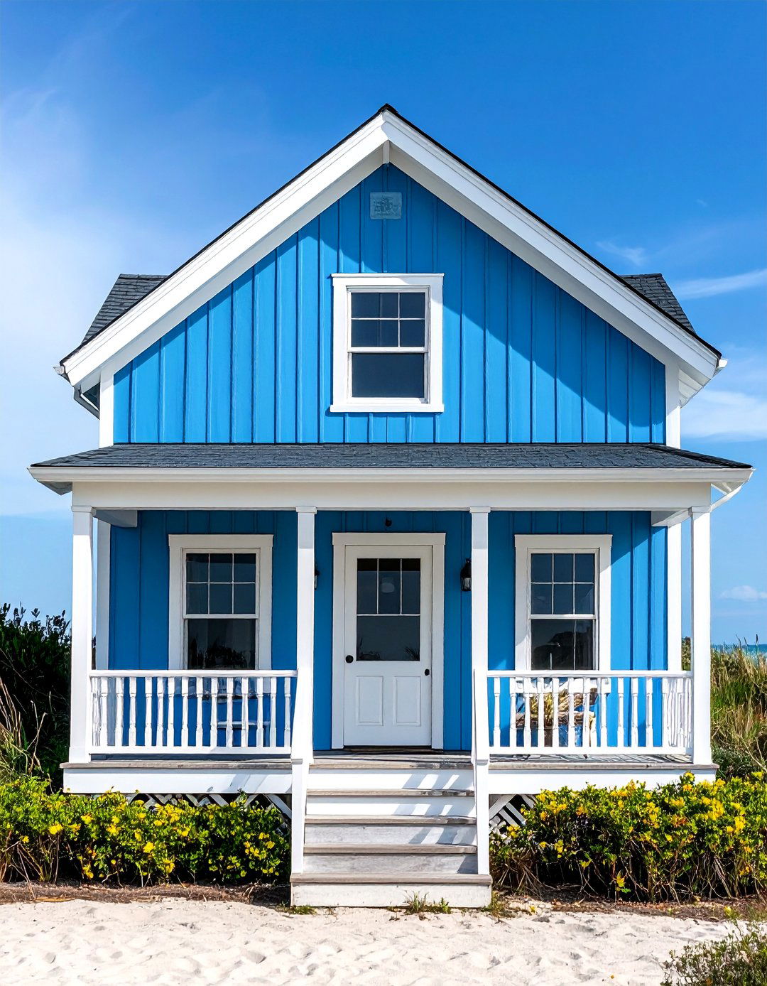 Coastal Blue Seaside Inspiration - 24 Board and Batten Siding Colors