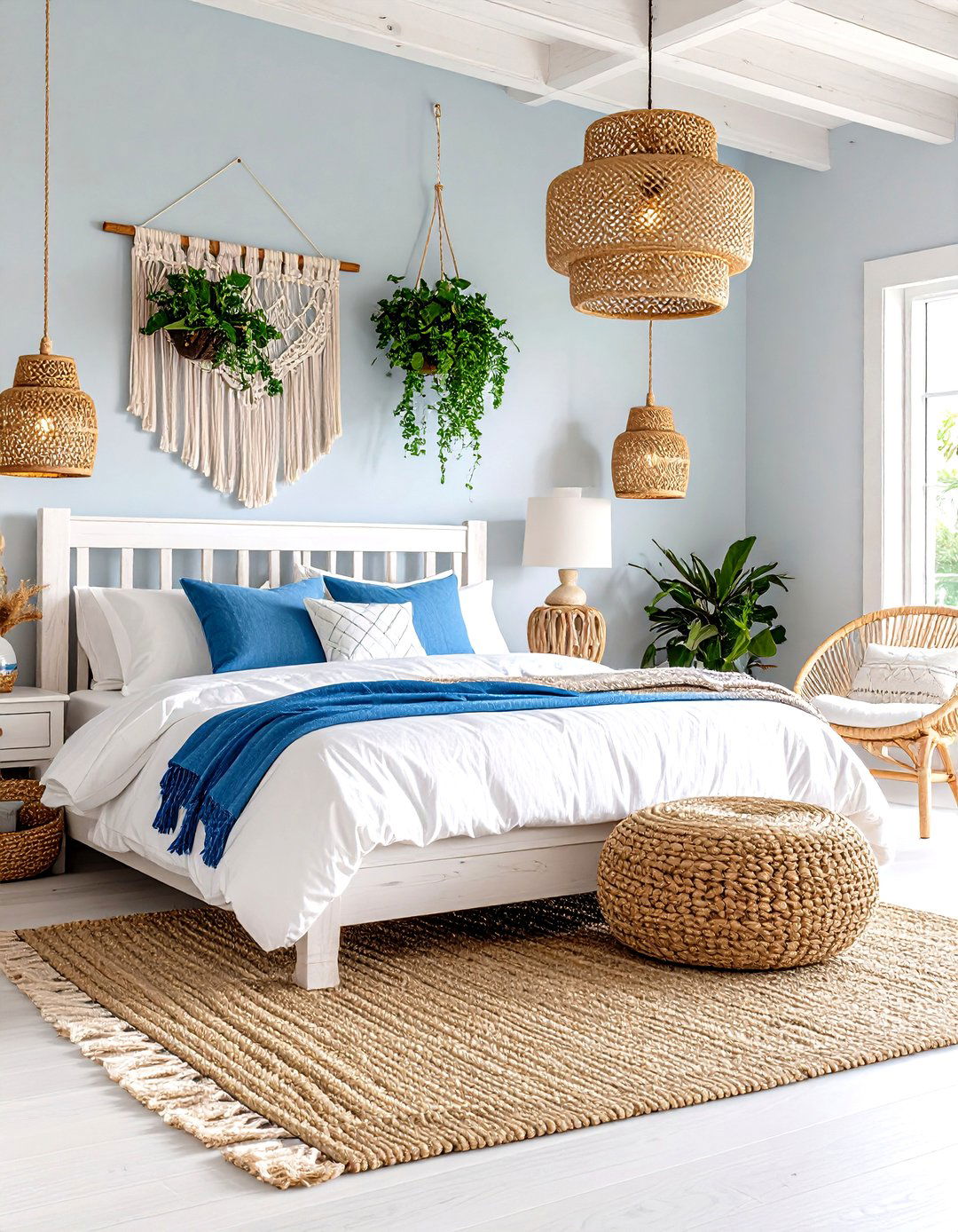 Coastal Boho Bedroom - 24 Boho Room Ideas