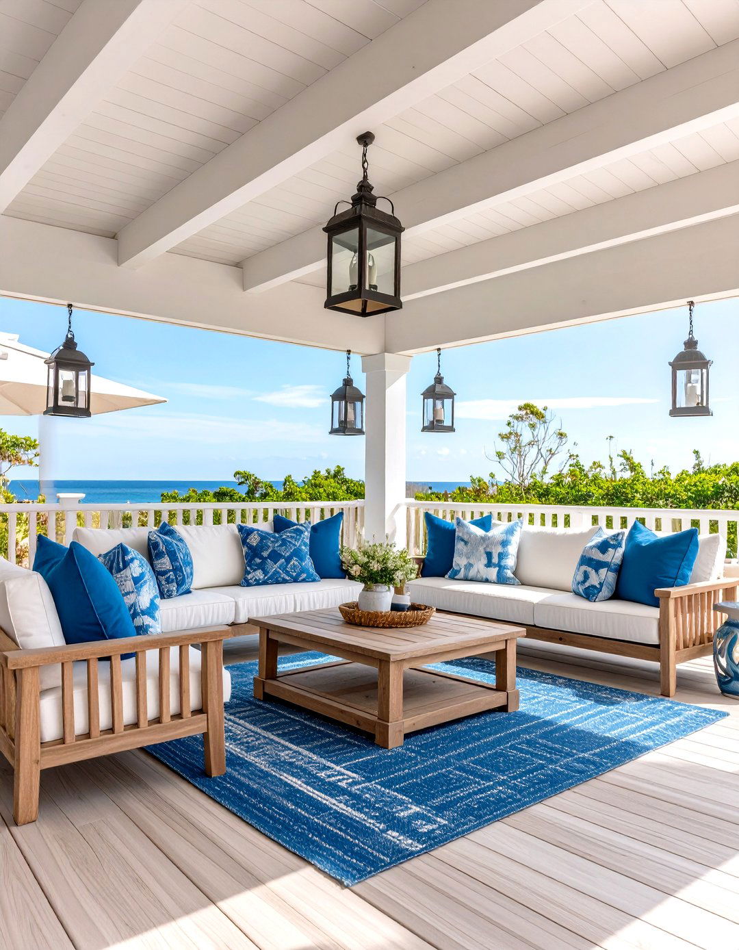 Coastal Breeze Open Pergola - 24 Lanai Porch & Patio Designs