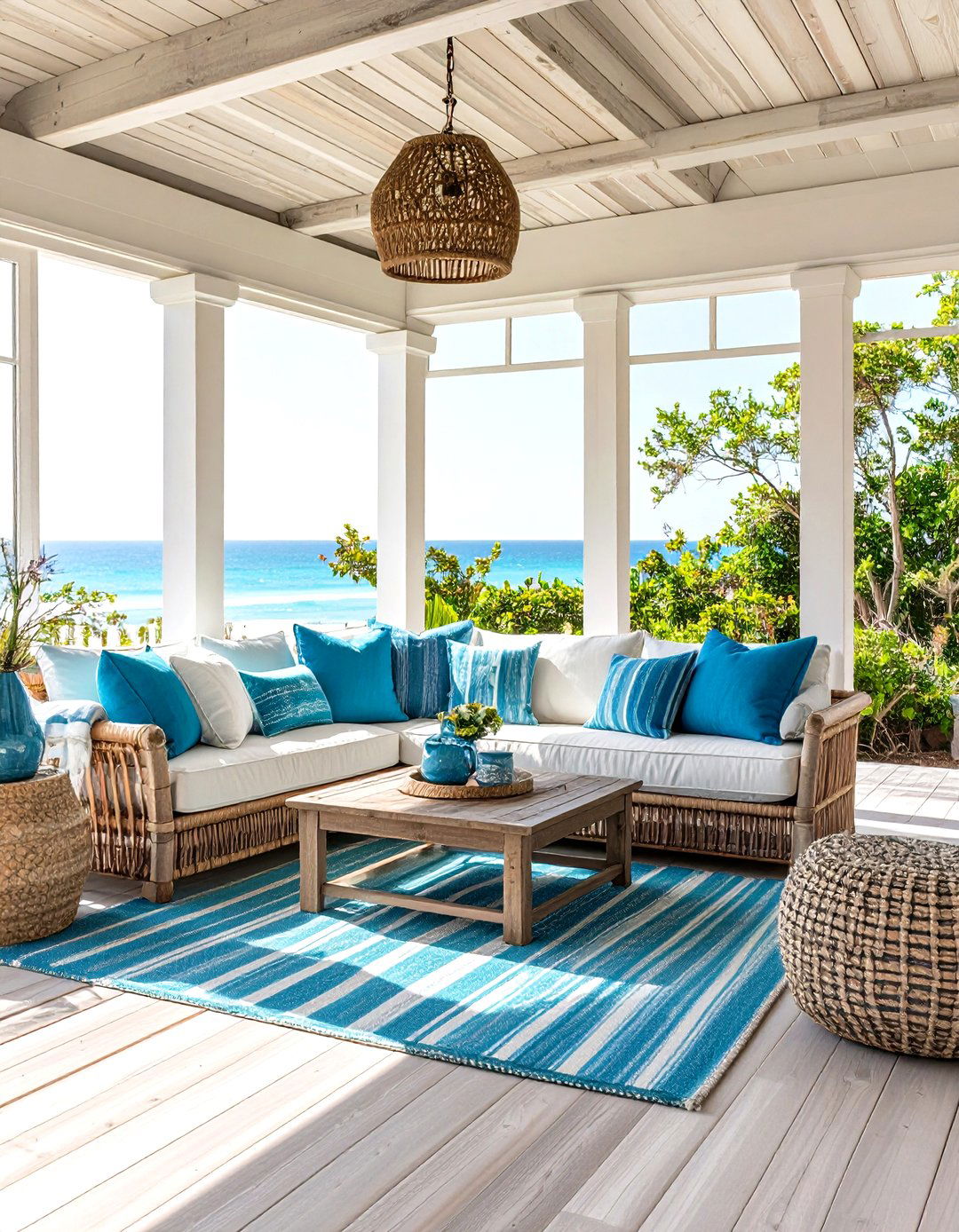 Coastal Casual Retreat - 24 Living Room Nook Ideas