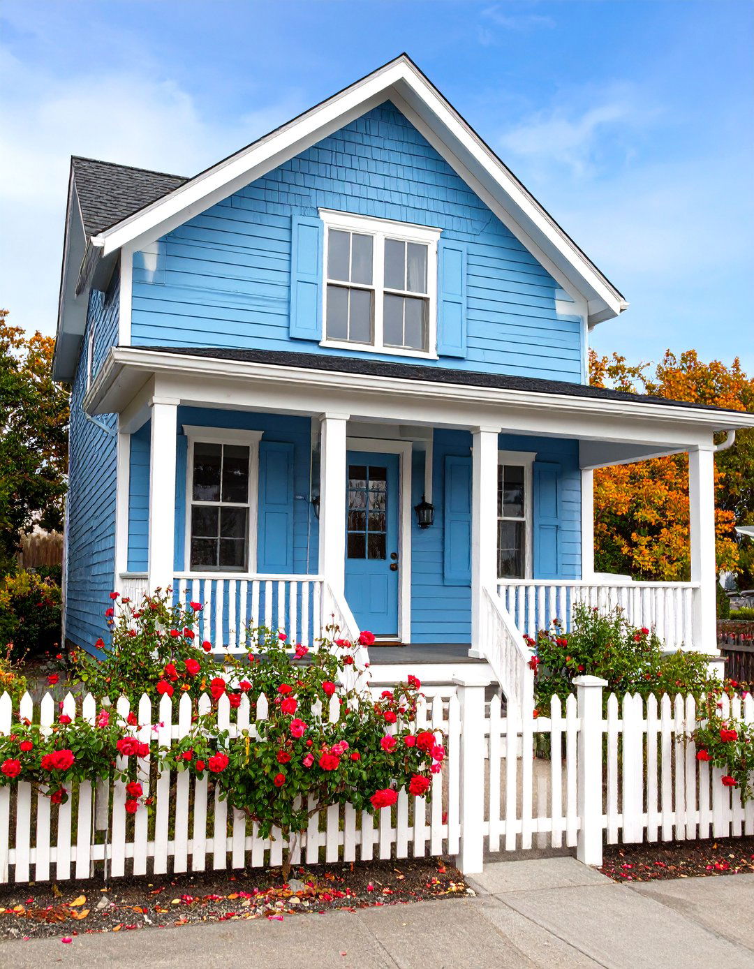 Coastal Cottage Light Blue Siding - 24 light blue house exterior ideas