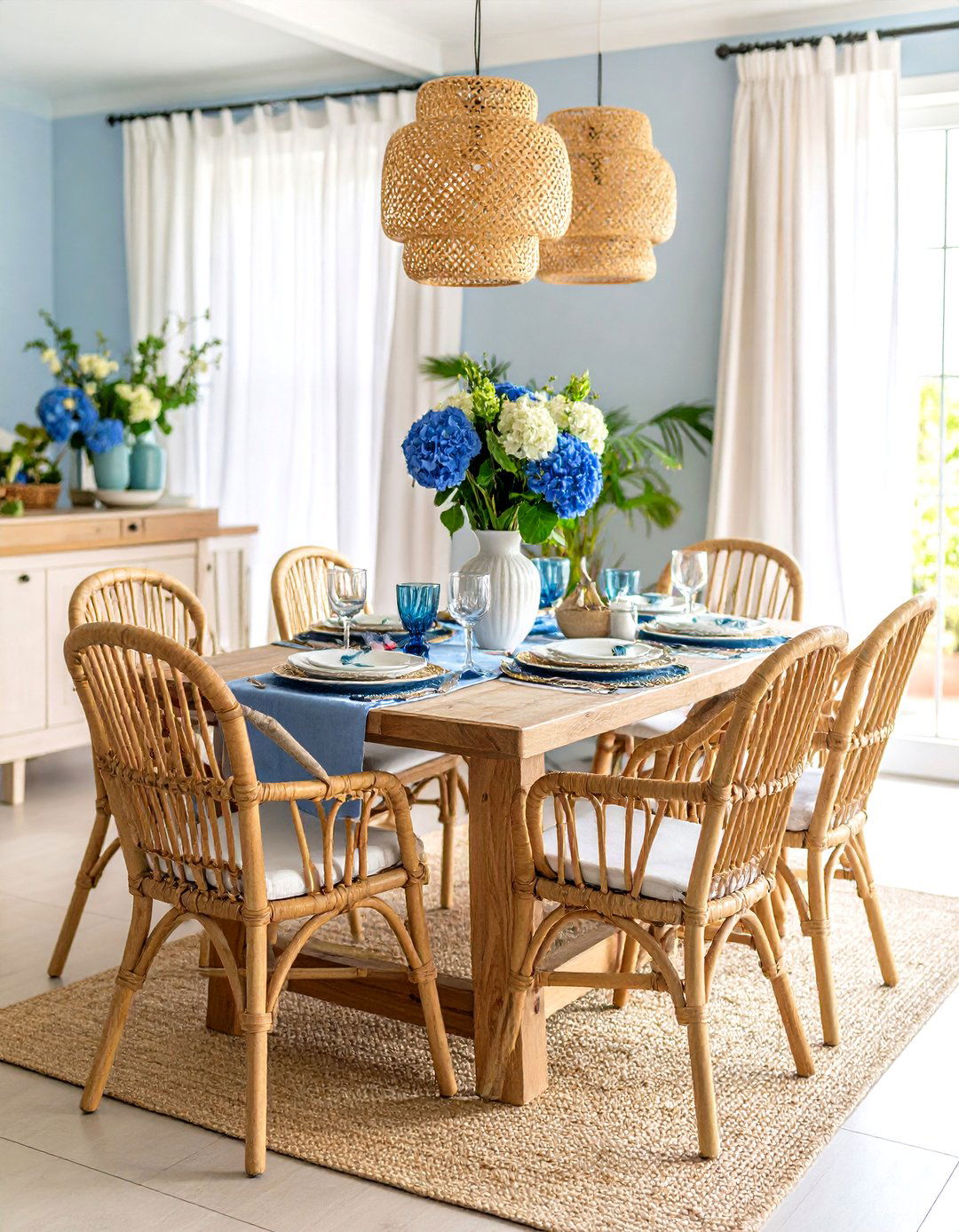 Coastal Dining Room Escapes - 24 Home Decor Ideas