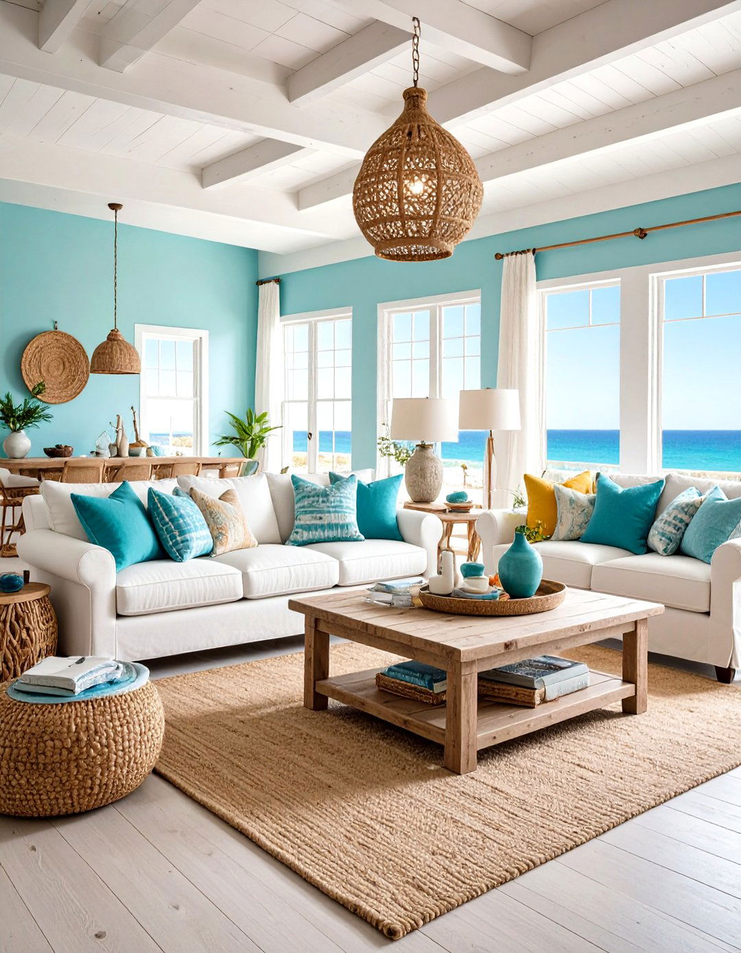 Coastal Driftwood Decor Elements - 24 Wooden Interior Design Ideas
