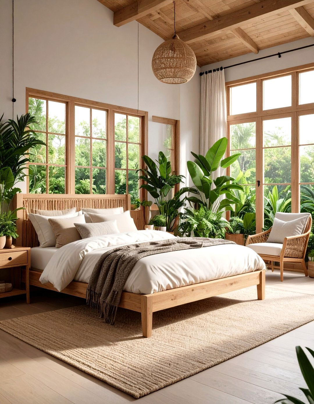 Coastal Greenhouse Garden Bedroom - 24 Ocean-themed Bedroom Ideas
