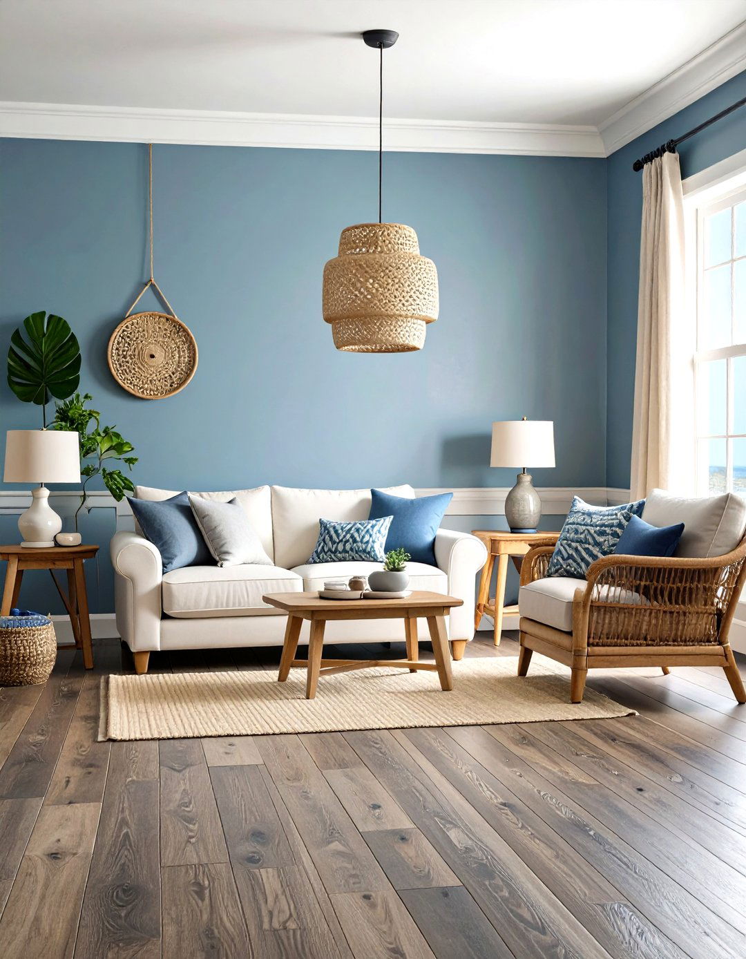 Coastal Grey Living Room Style - 24 Grey Living Room With Dark Wood Floors