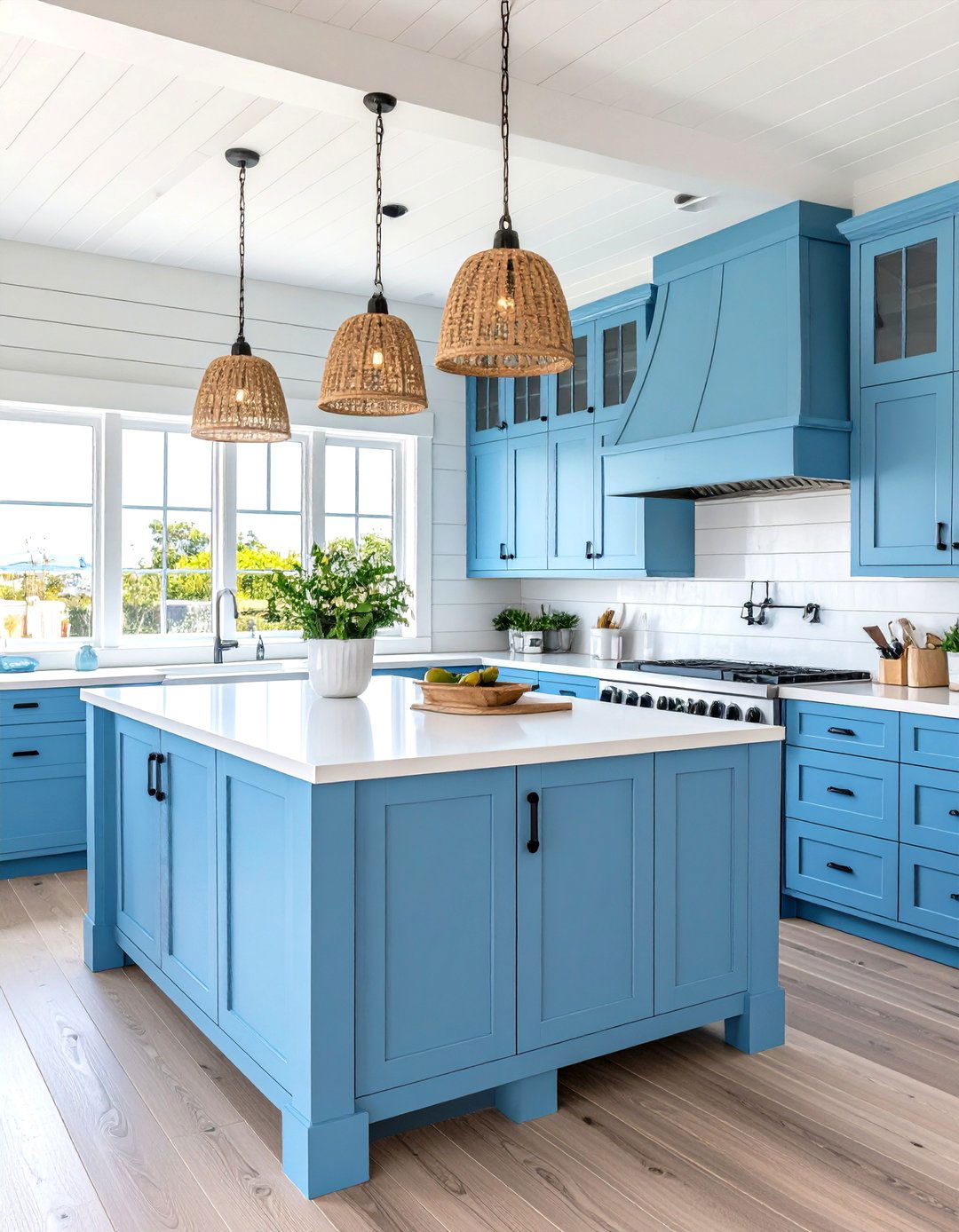 Coastal Kitchen Layout with Nautical Inspiration - 24 Kitchen Layout Ideas