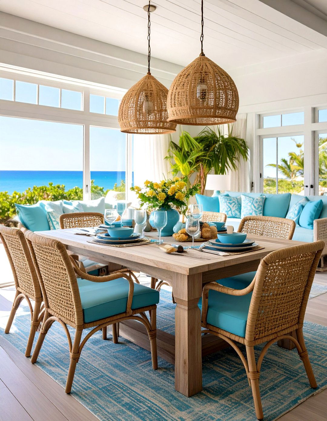 Coastal Living Dining Retreat - 24 Living Room Dining Room Combos