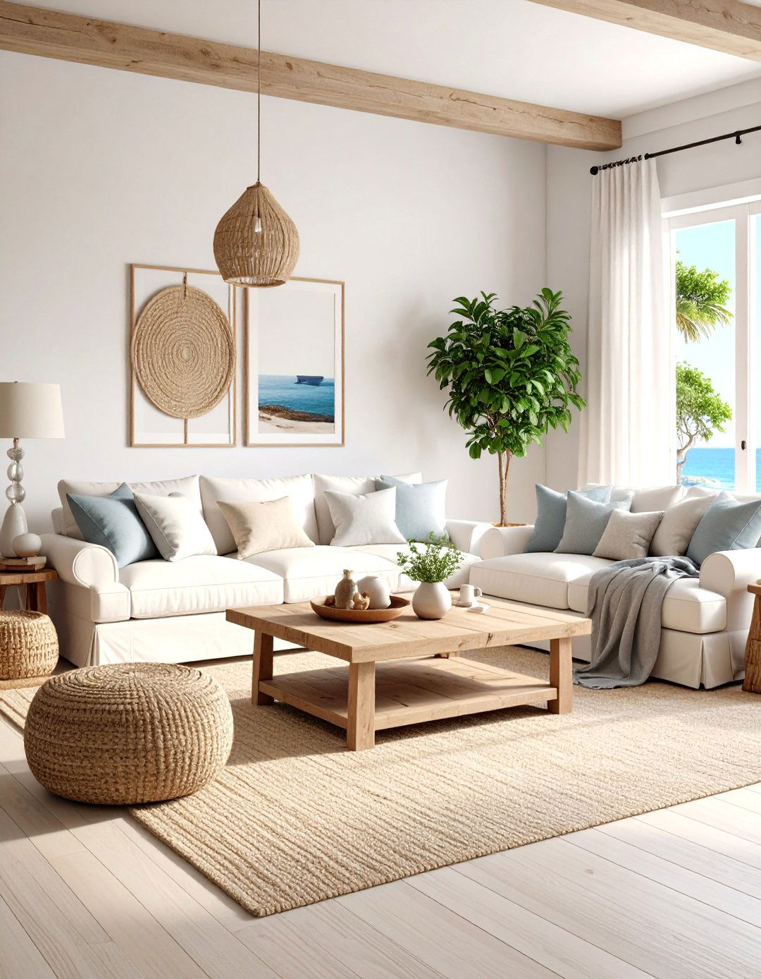 Coastal Living Room Design - 24 Living Room Design Ideas
