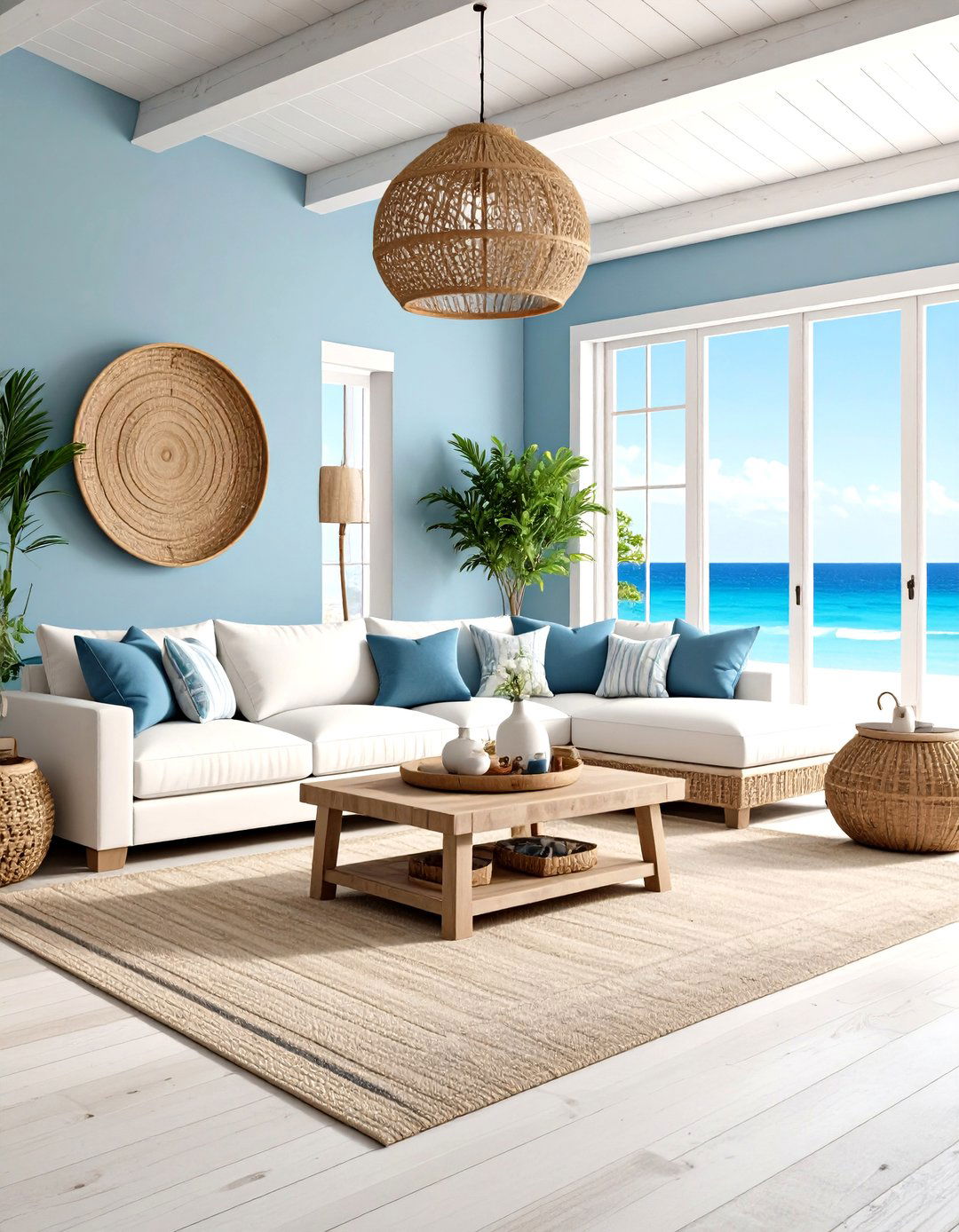 Coastal Minimalist Beach House Aesthetic - 24 Minimalist Living Room Ideas