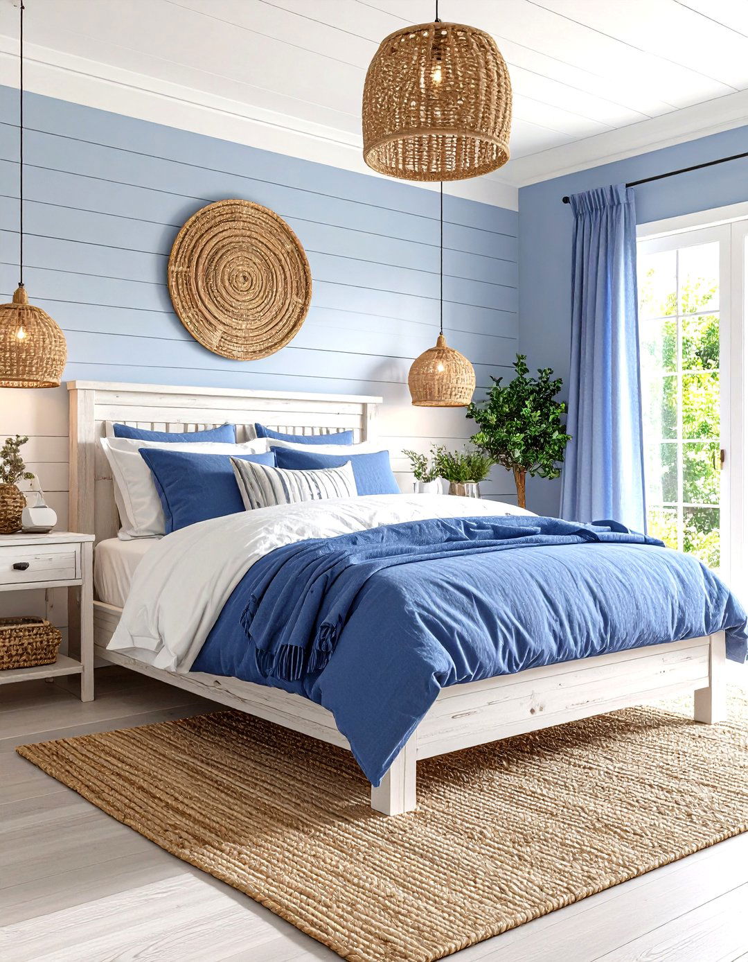 Coastal Periwinkle Bedroom Retreat - 24 Periwinkle Bedroom Ideas
