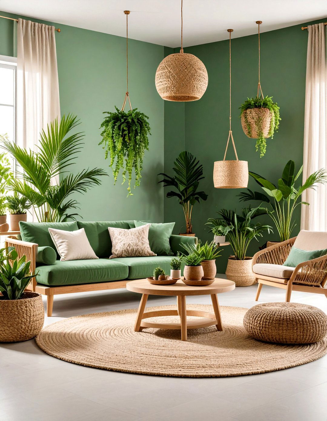 Coastal Plants and Greenery Ideas - 24 Coastal Living Room Ideas