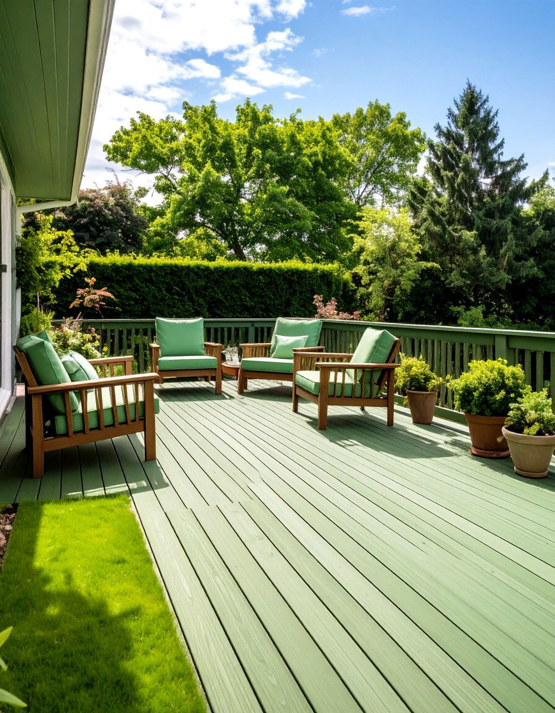 Coastal Sage Green Palette - 24 Deck Color Ideas