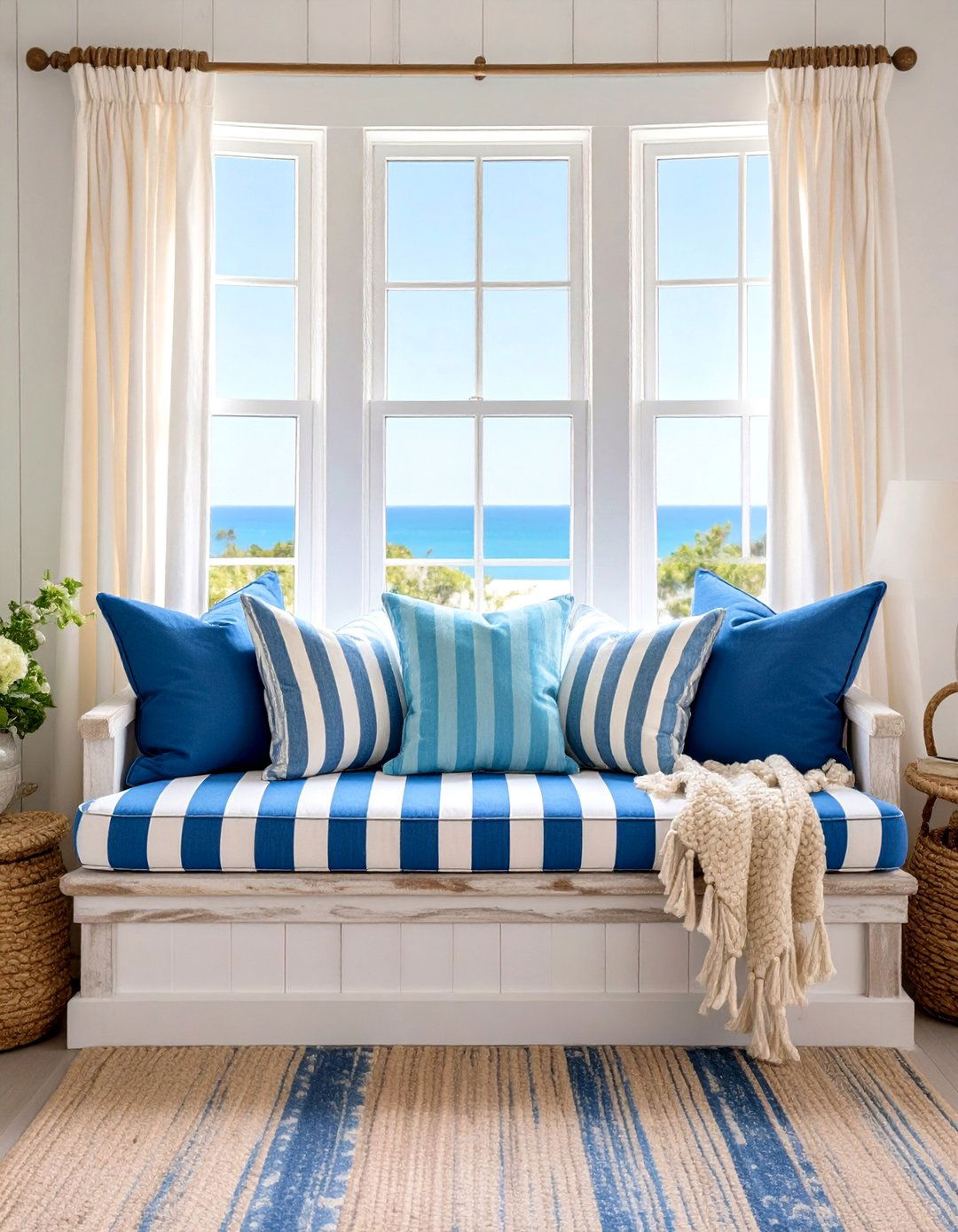 Coastal Weathered Wood Retreat - 24 Window Seat Ideas