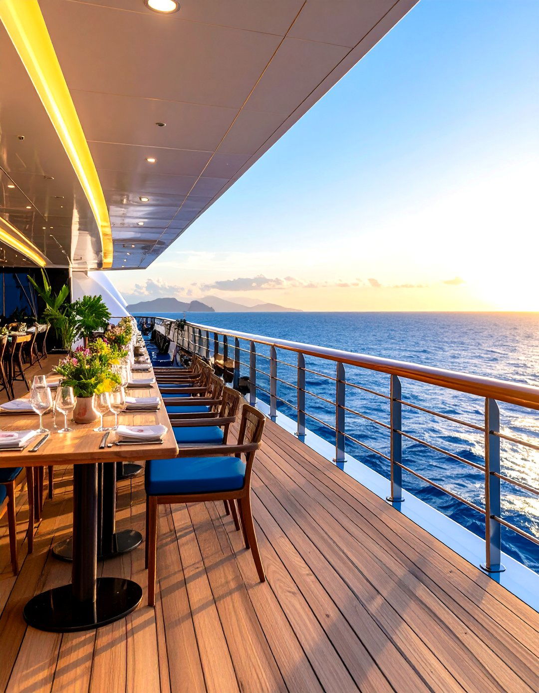 Cocktail Rail Entertainment Deck - 24 Small Deck Ideas
