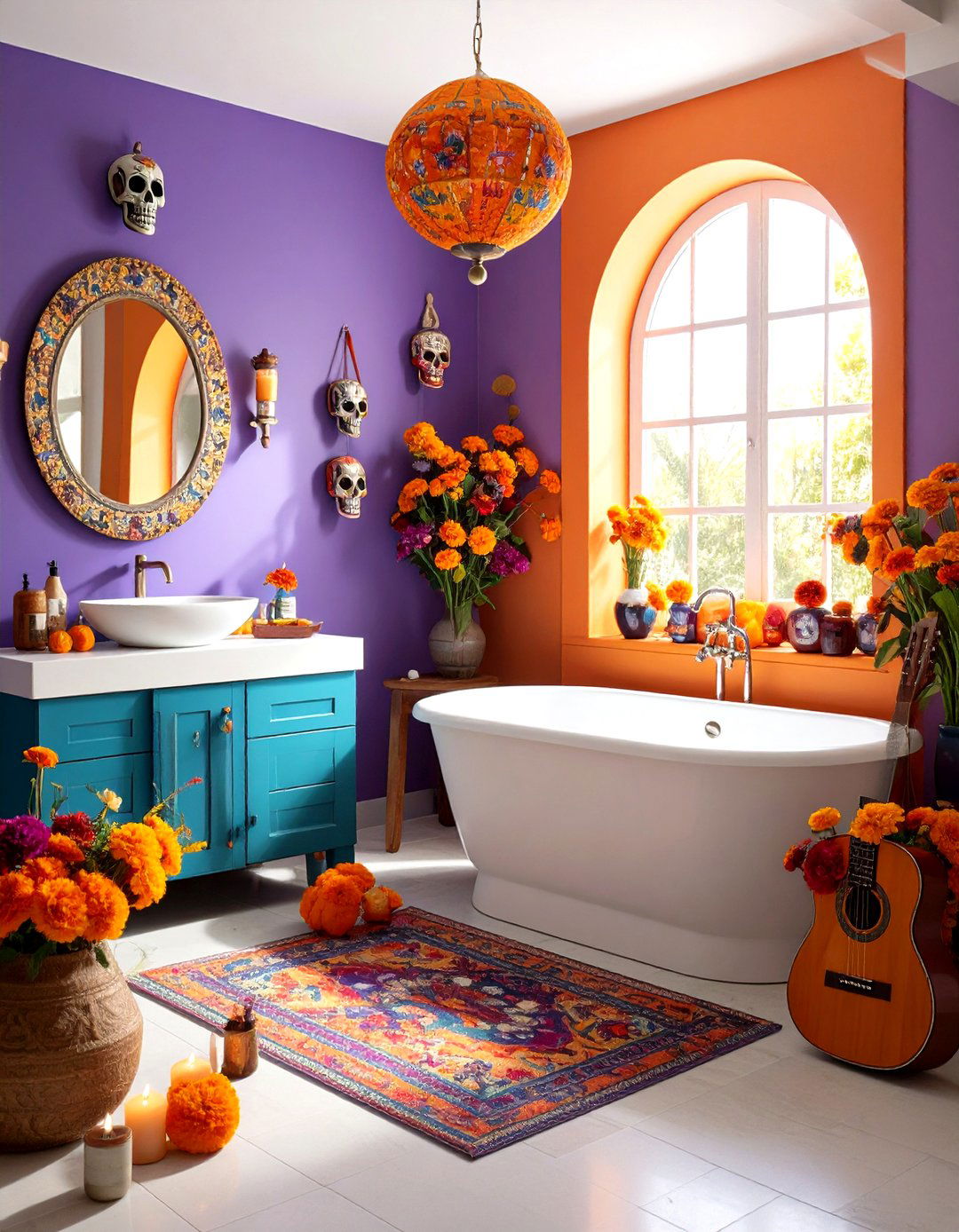 Coco Day of the Dead Celebration - 24 Disney Bathroom Ideas