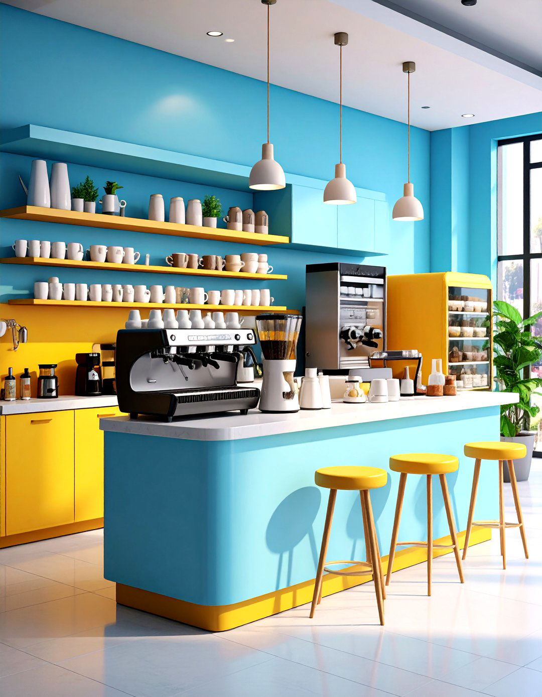 Coffee Bar Integration Design - 24 Dirty Kitchen Ideas