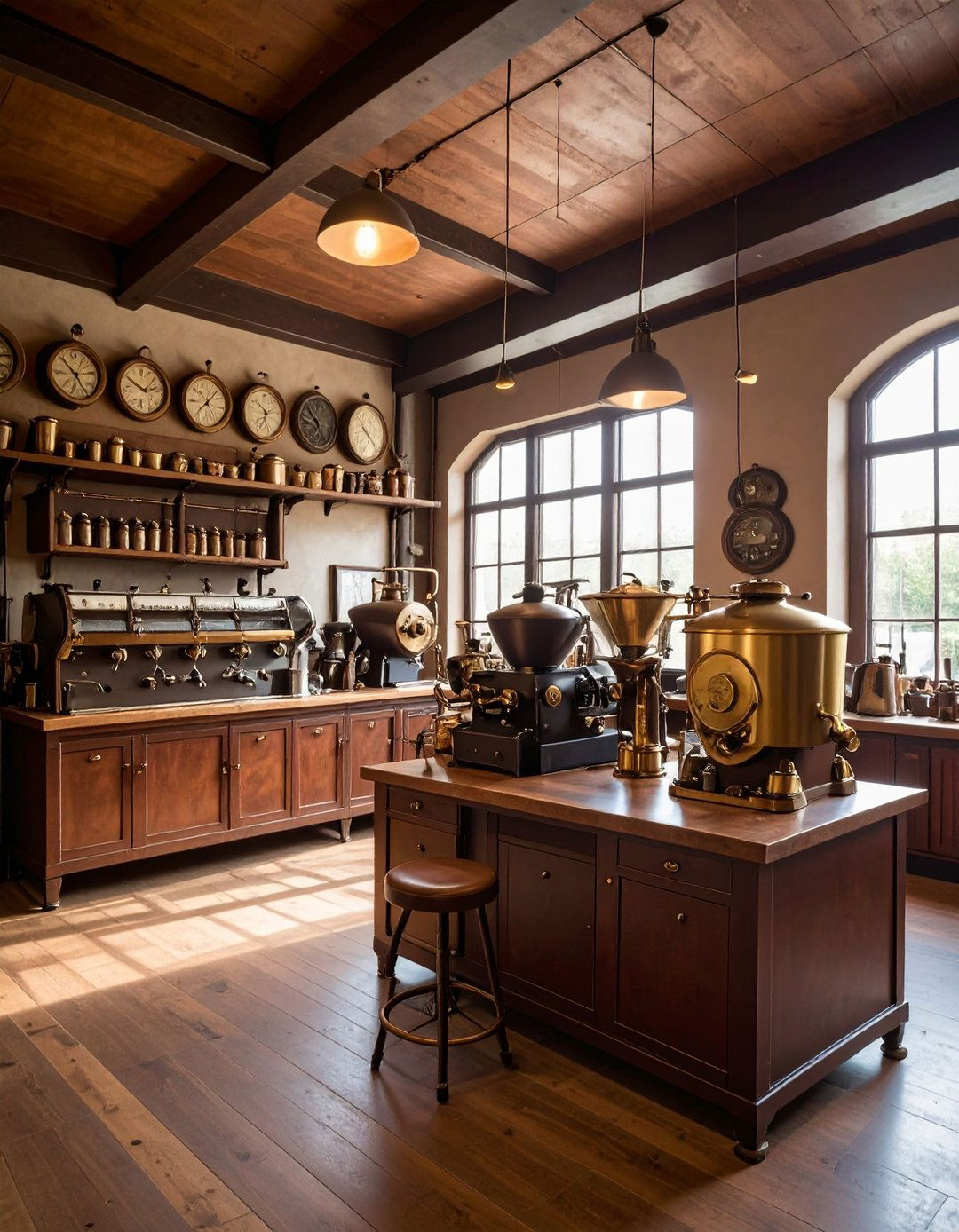 Coffee Roastery and Cafe Office - 24 Man Cave Office Ideas