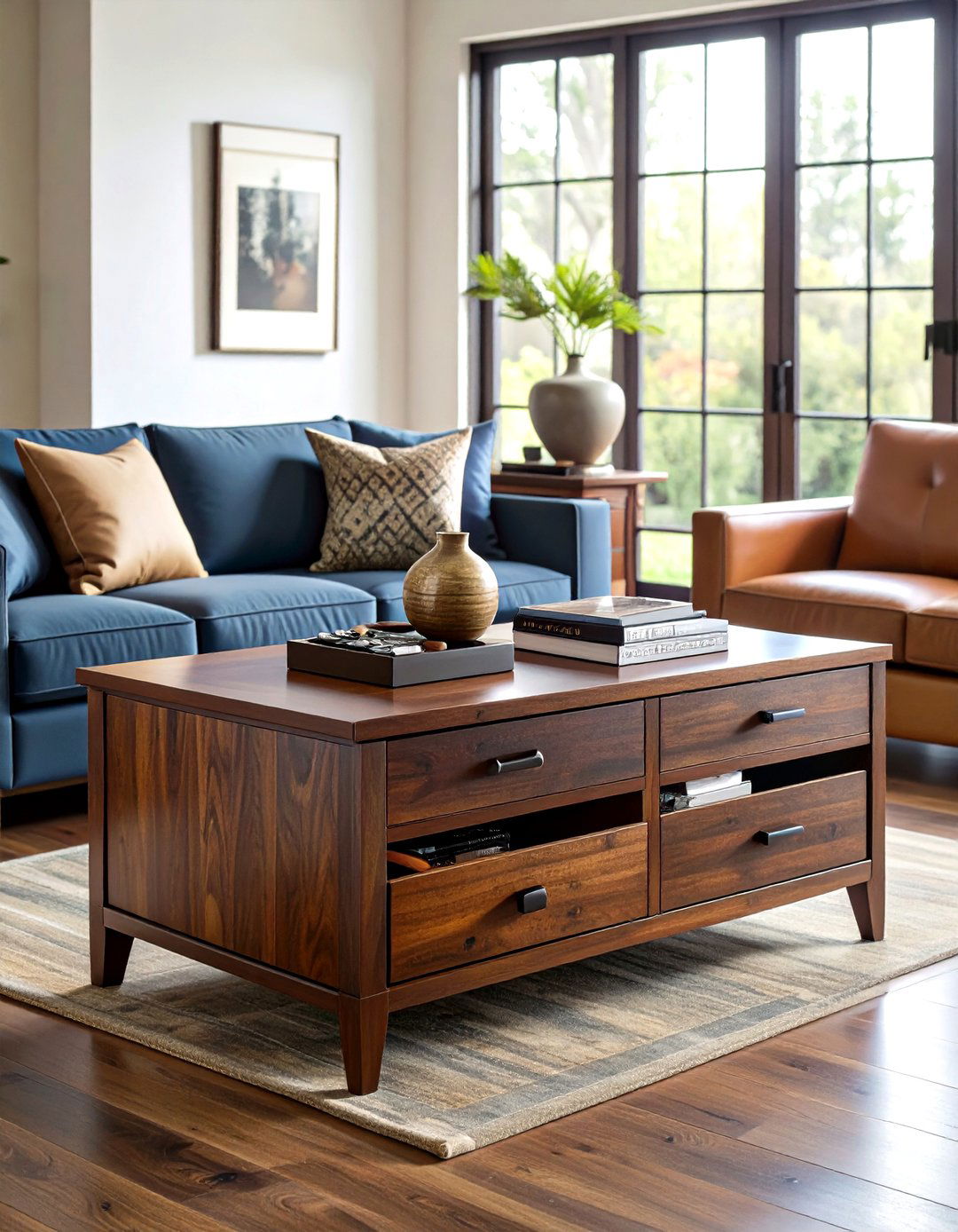 Coffee Table Drawer Systems - 24 Living Room Storage Ideas