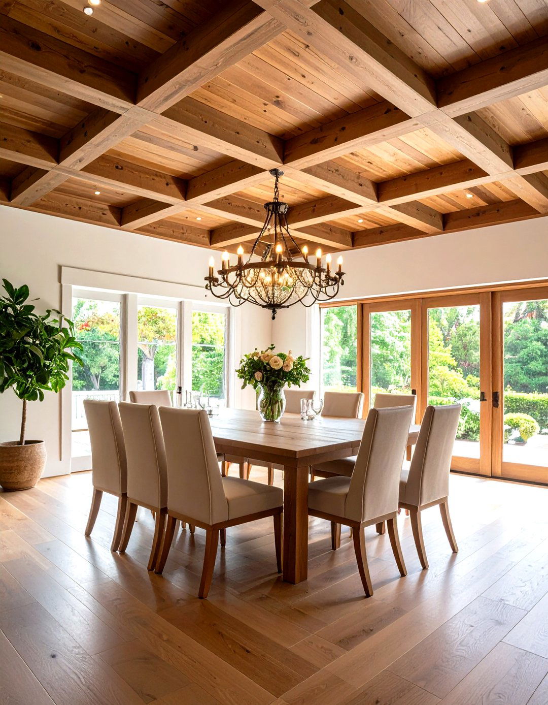 Coffered Wood Ceiling Designs - 24 Wood Ceiling Ideas