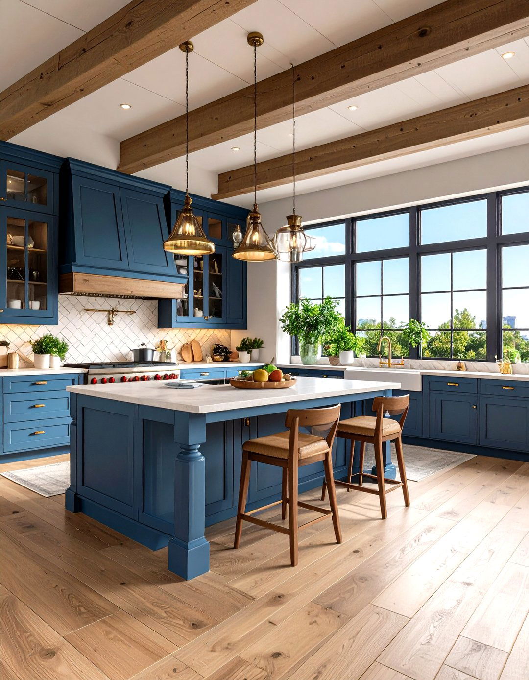 Colonial Revival Rooftop Kitchen Space - 24 Rooftop Kitchen Ideas