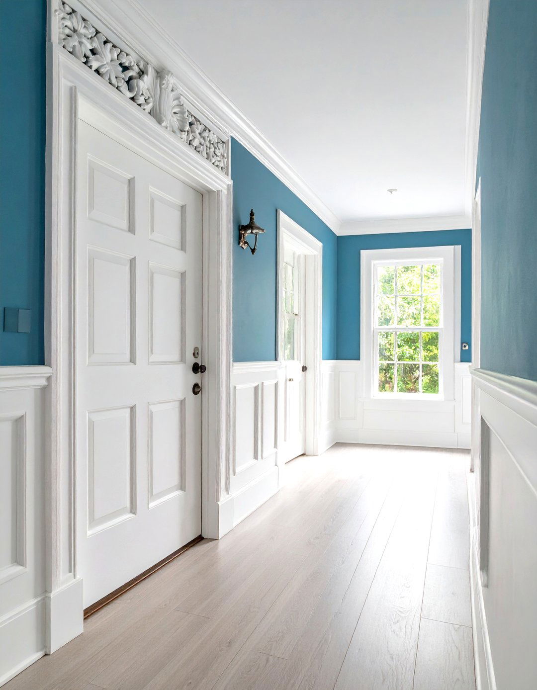 Colonial Revival Rosette Corner Trim - 24 Door Trim Ideas