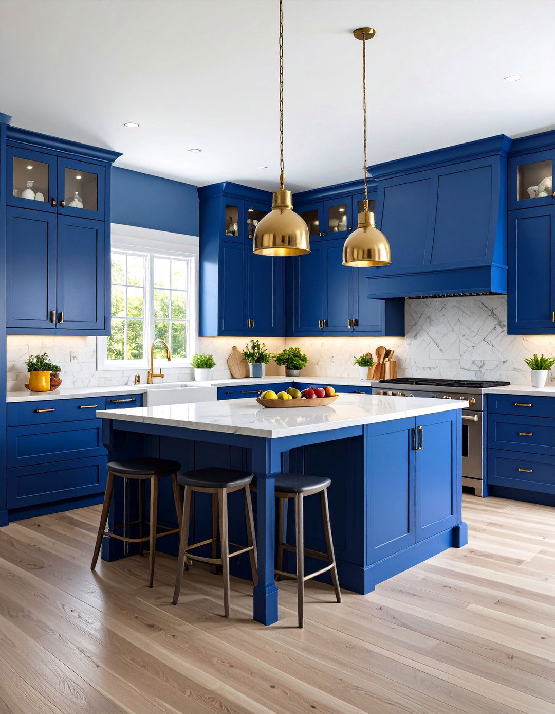 Color Bold Split Level Kitchen Statement - 24 Split Level Kitchen Design Ideas