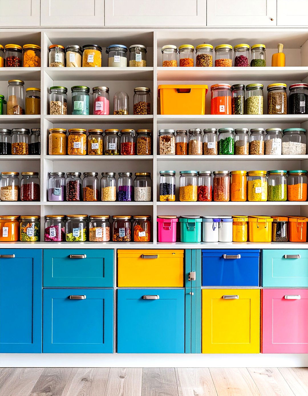 Color Coded Kitchen Cabinet Labeling Organization - 24 Kitchen Cabinet Organization Ideas