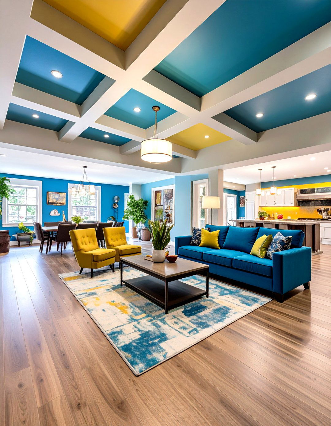Color Coordinated Design Integration - 24 Basement Drop Ceiling Ideas