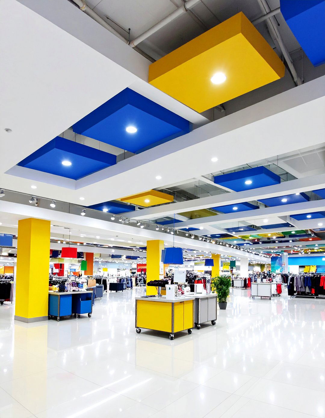 Color Coordinated Drop Ceiling Lighting Design - 24 Drop Ceiling Lighting Ideas