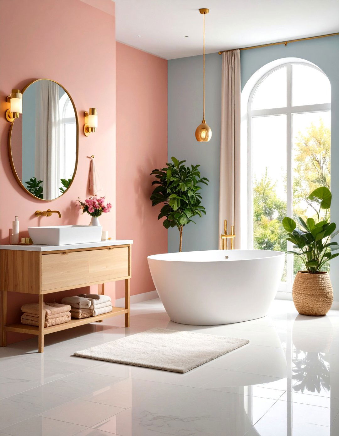 Color Coordinated Themes - 24 Bathroom Staging Ideas