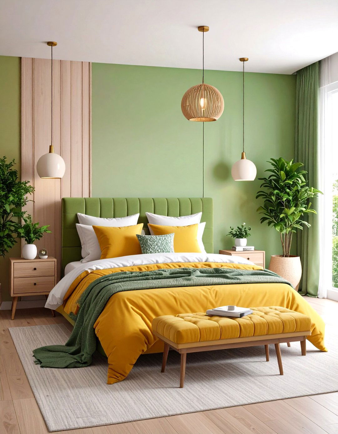 Color Drenched Monochromatic Scheme - 24 Master Bedroom Ideas