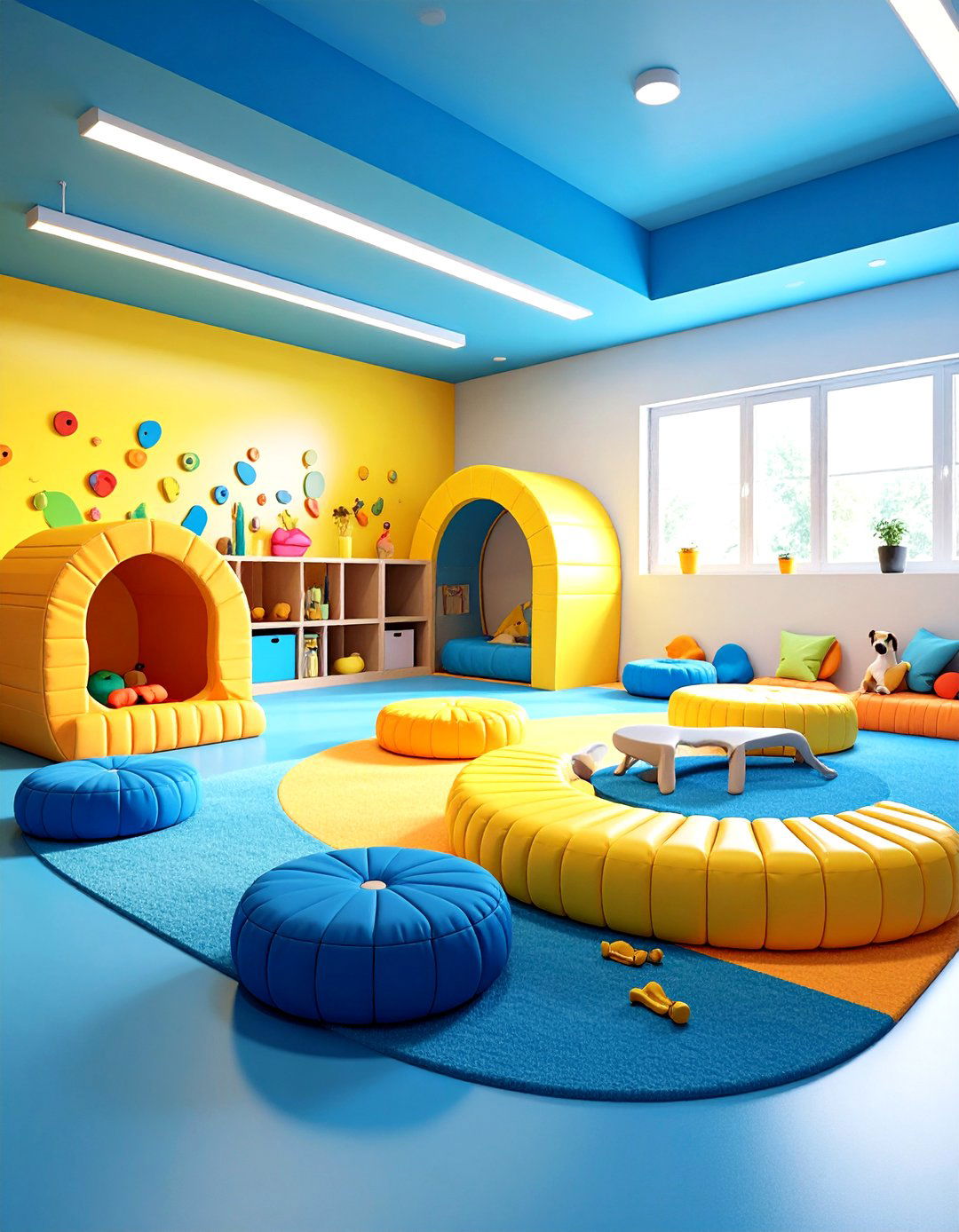 Color Themed Sensory Experience - 24 Dog Room Ideas