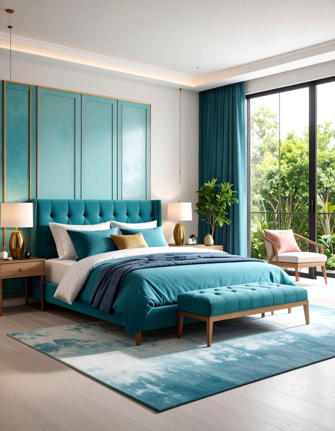 Color Washed Door Technique - 24 Door Painting Ideas