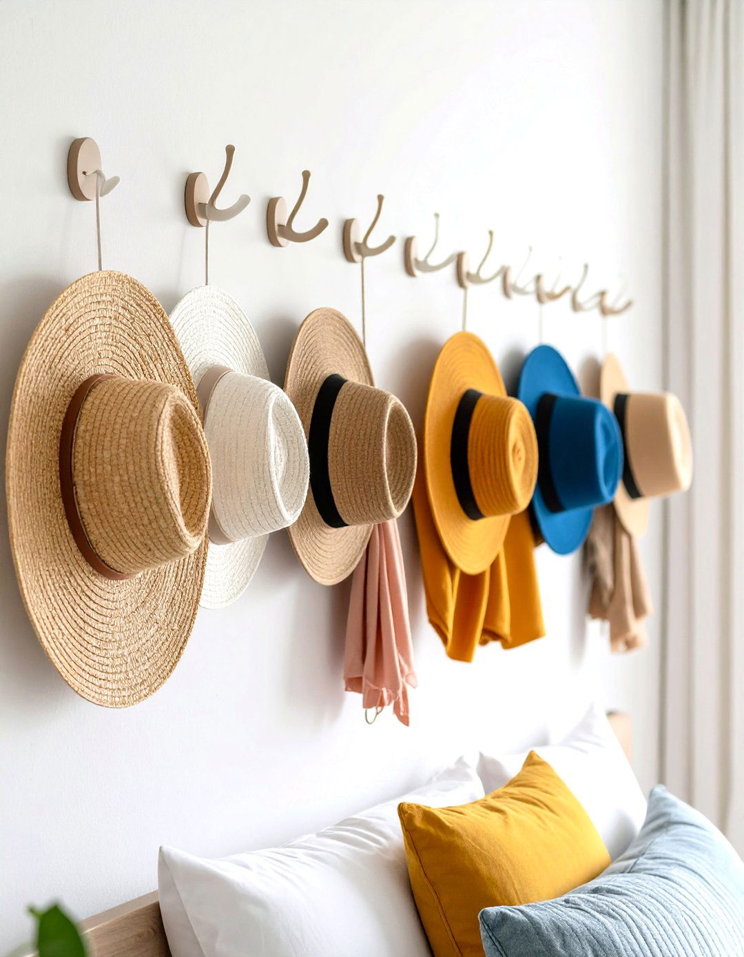Command Hook Hat Gallery - 24 Hat Storage Ideas