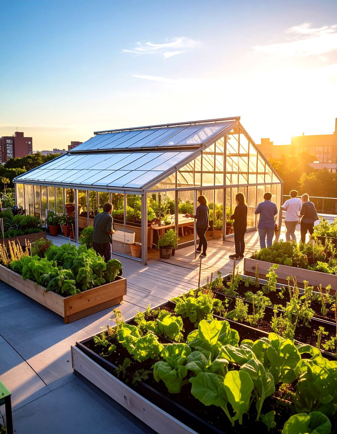 Community Shared Rooftop Greenhouse - 24 Rooftop Greenhouse Ideas