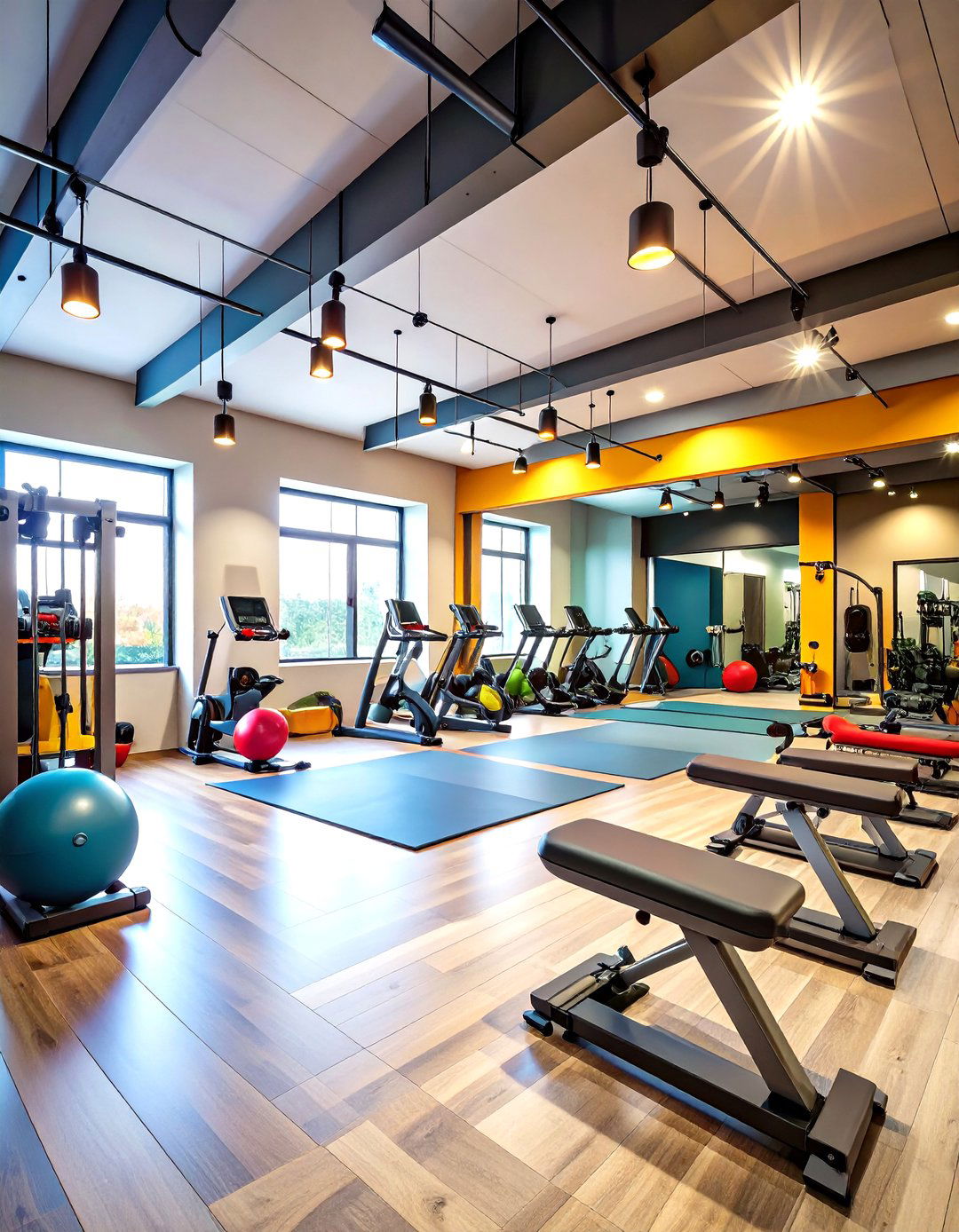 Compact All in One Functional Fitness Zone - 24 Basement Gym Ideas
